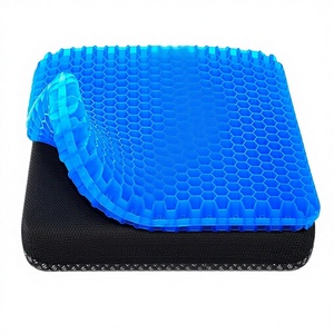 Gel Cooling Seat Cushion Thick Honeycomb Design Absorbs Pressure Points