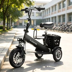 Lightweight Lithium Battery Electric Tricycle Folding Bike 500W