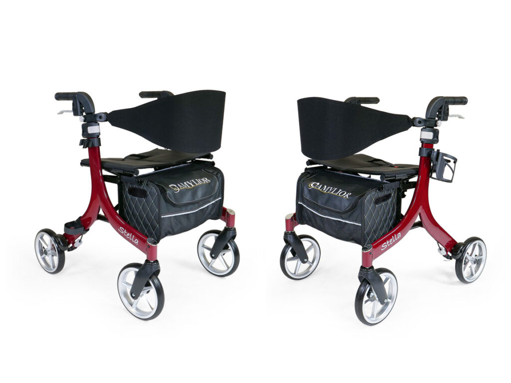 Stella Rollator Red Finish