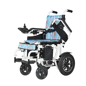 Jerry High Quality Kids Children Aluminium Alloy Foldable Lithium Battery Electric Wheelchair for Disabled Use