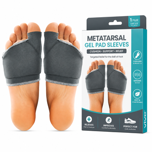 Orthopedic Ball-of-Foot Gel Cushions Nylon Washable
