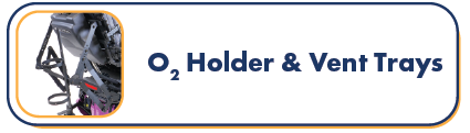 O2 Tank Holders and Medical Ventilator Trays