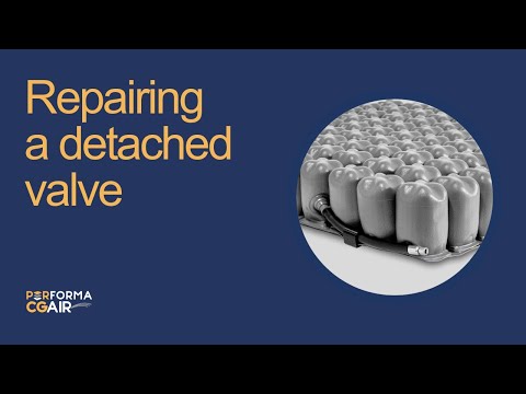 Performa CG Air Cushion - How to Repair a Detached Valve