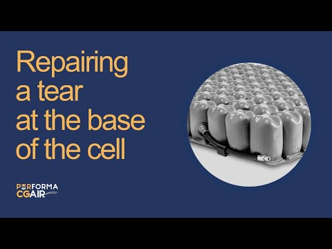 Performa CG Air Cushion - How to Repair a Tear at the Base of the Cell